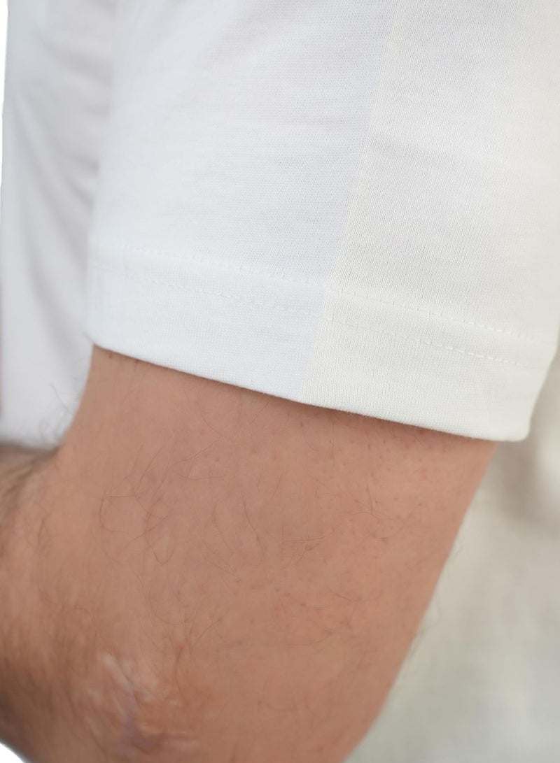 GIORDANO Men's Slim Fit Cotton Jersey Message Print Tee - Image 4